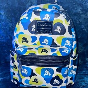 Loungefly 2025 Run Disney Park Exclusive Blue and Green Mickey Mouse Backpack